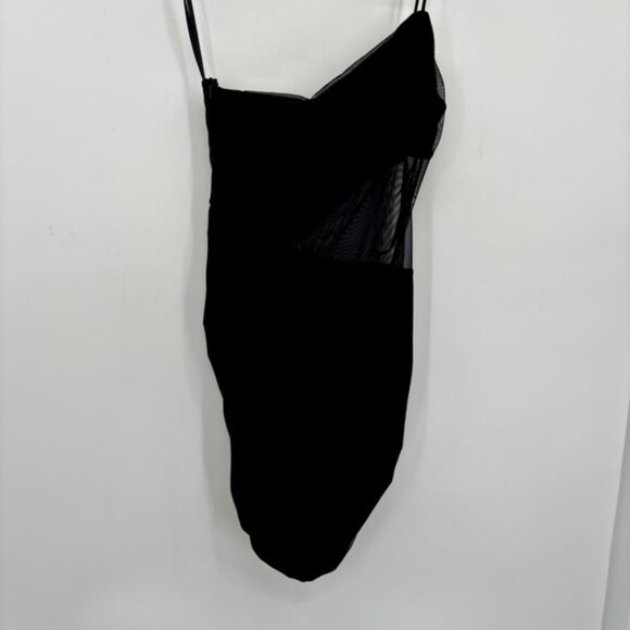Superdown Jerica Black Mesh Mini Dress Size Medium - Picture 6 of 15